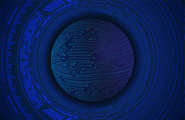 Soyut gelecek arayüzü. vektör arkaplanı