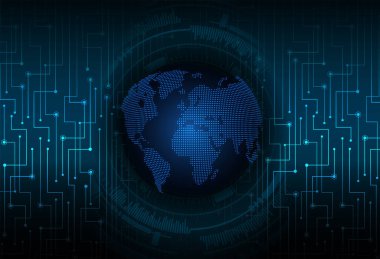 Soyut fütürist arka plan. dijital teknoloji kavramı