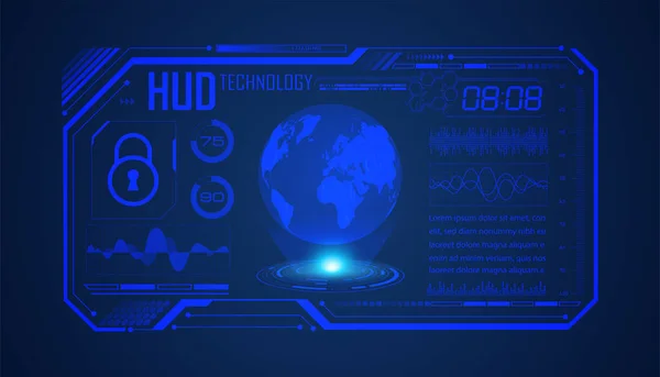 Fond Futuriste Abstrait Concept Technologique Cyber Circuit Technologie Future Concept — Image vectorielle