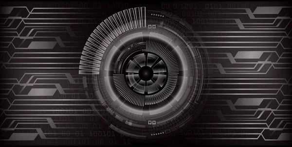 นหล งแนวค ดของเทคโนโลย วงจรไซเบอร ในอนาคต — ภาพเวกเตอร์สต็อก