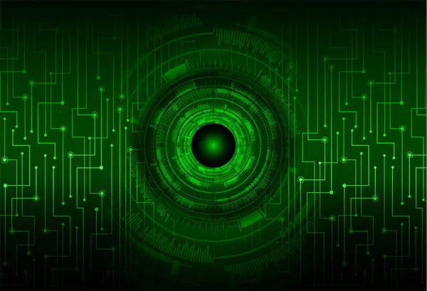 Cyber Future Technology Hintergrundkonzept Mit Abstrakten — Stockvektor