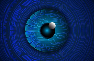 Siber devre gelecekteki teknoloji kavramı