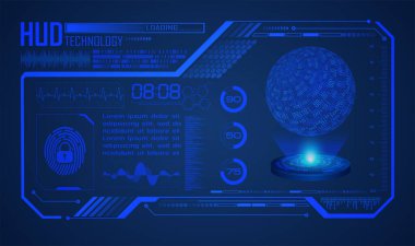 Soyut gelecek arayüzü. vektör arkaplanı