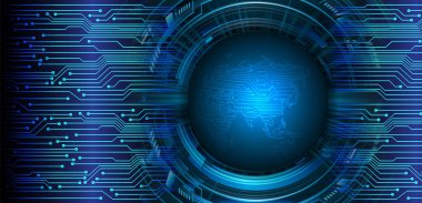 Siber devre gelecekteki teknoloji kavramı