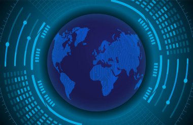 Siber devre gelecekteki teknoloji kavramı