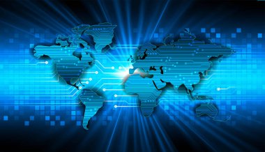 Siber devre gelecekteki teknoloji kavramı