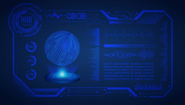 Siber devre gelecekteki teknoloji kavramı