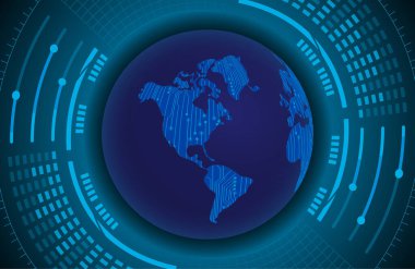 Siber devre gelecekteki teknoloji kavramı