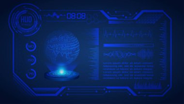 Siber devre gelecekteki teknoloji kavramı