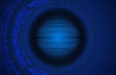 Siber devre gelecekteki teknoloji kavramı