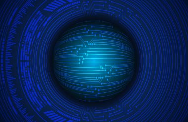 Siber devre gelecekteki teknoloji kavramı