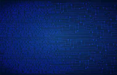 Siber devre gelecekteki teknoloji kavramı