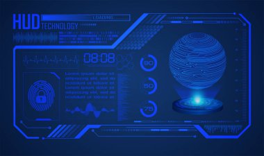 Siber devre gelecekteki teknoloji kavramı