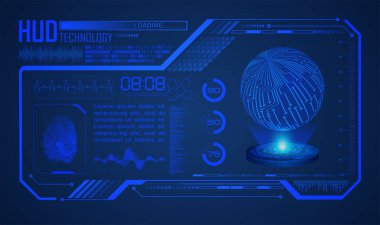 Siber devre gelecekteki teknoloji kavramı