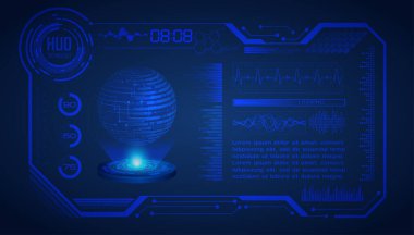 Siber devre gelecekteki teknoloji kavramı