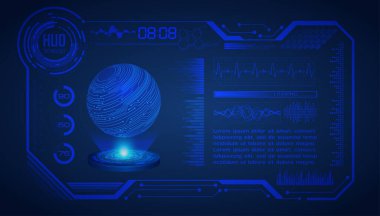 Siber devre gelecekteki teknoloji kavramı