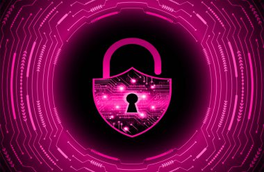 asma kilitli siber güvenlik sistemi  