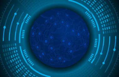 Siber devre gelecekteki teknoloji kavramı