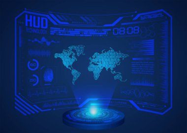 Siber devre gelecekteki teknoloji kavramı