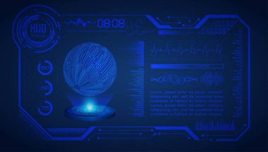 Siber devre gelecekteki teknoloji kavramı