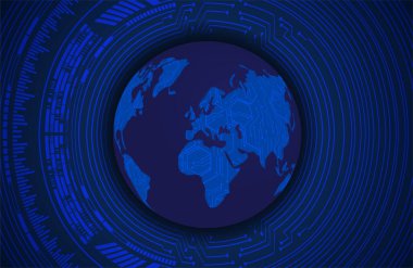 Siber devre gelecekteki teknoloji kavramı