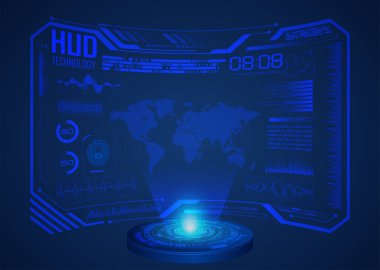 Siber devre gelecekteki teknoloji kavramı