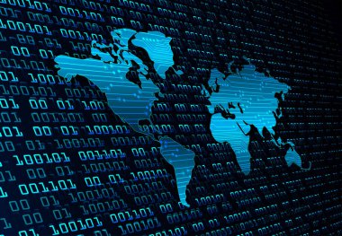 Siber devre gelecekteki teknoloji kavramı