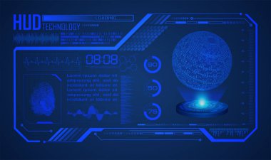 Siber devre gelecekteki teknoloji kavramı