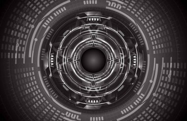 Siber devre gelecekteki teknoloji kavramı