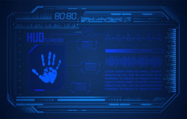 Siber devre gelecekteki teknoloji kavramı