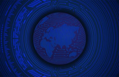 Siber devre gelecekteki teknoloji kavramı