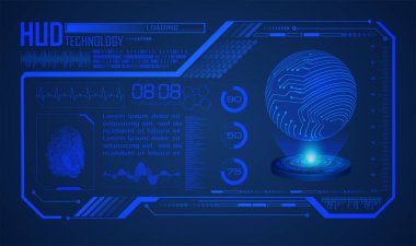 Siber devre gelecekteki teknoloji kavramı