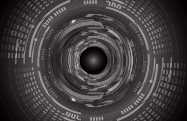 Siber devre gelecekteki teknoloji kavramı