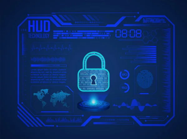 Siber Güvenlik Veri Gizlilik Kavramı — Stok Vektör