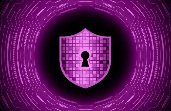 サイバーセキュリティデータ保護ビジネス技術コンセプト — ストックベクタ