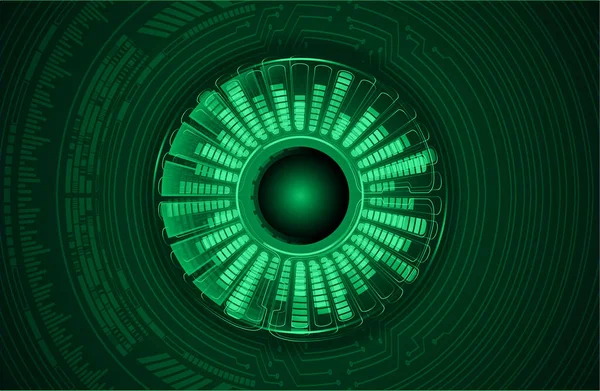 Abstrait Cyber Circuit Technologie Future Concept Arrière Plan — Image vectorielle