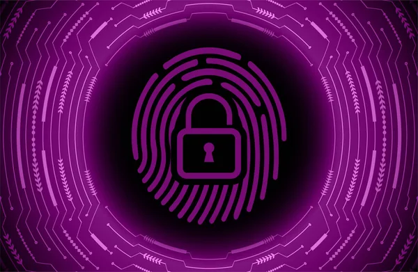 Siber güvenlik kavramı kilit ile