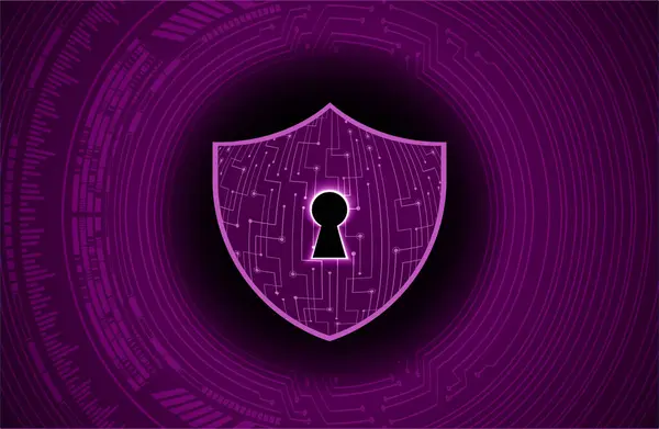 Concept Système Cybersécurité — Image vectorielle
