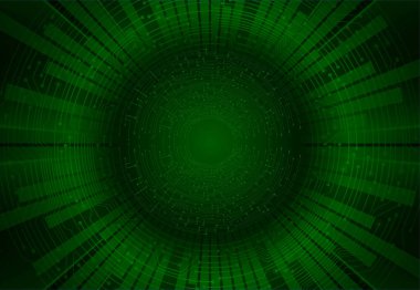 Siber devre gelecekteki teknoloji kavramı