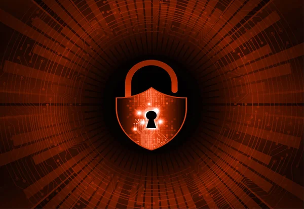 Kybernetická Bezpečnost Ochrana Údajů Ochrana Informací Šifrování Pozadí Vektoru Visacím — Stockový vektor