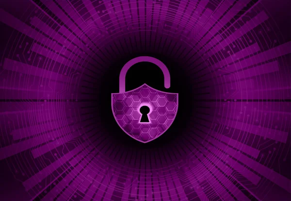 Säkerhet Dataskydd Informationsskydd Och Kryptering Vektor Bakgrund Med Hänglås — Stock vektor