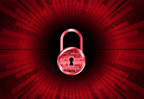 サイバーセキュリティ データ保護 情報保護 暗号化 パドロック付きベクトル背景 — ストックベクタ
