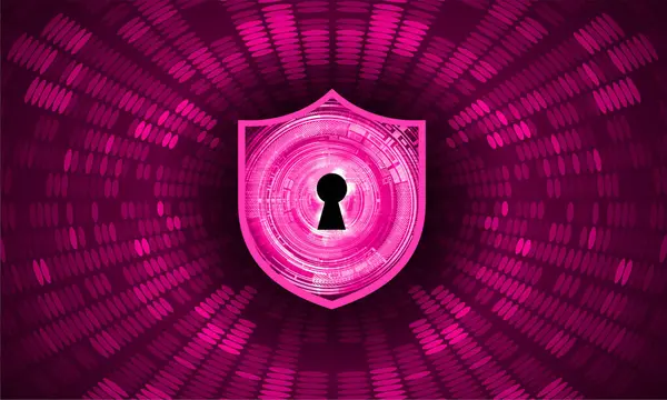 Siber Güvenlik Veri Koruması Bilgi Koruma Şifreleme Asma Kilitli Vektör — Stok Vektör