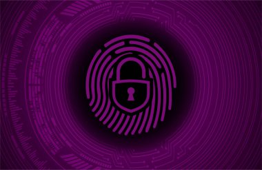 Siber devre, teknoloji ve veri konsepti, vektör