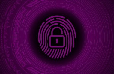 Siber devre, teknoloji ve veri konsepti, vektör