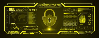 Dijital siber güvenlik teknolojisi kavramı