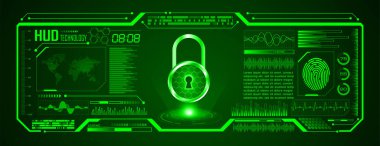 Dijital siber güvenlik teknolojisi kavramı