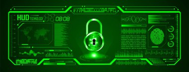 Dijital siber güvenlik teknolojisi kavramı