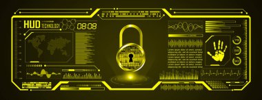 Dijital siber güvenlik teknolojisi kavramı