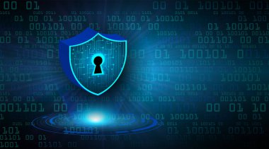 dijital arkaplanda dijital asma kilit